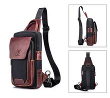 Load image into Gallery viewer, "Legend Collection" - Cowhide Shoulder Chest Bag - Metallic Range 3 Colours
