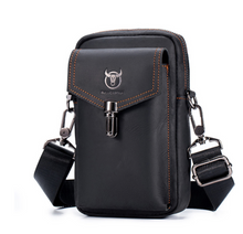 Load image into Gallery viewer, "Legend Collection" - Designer Cowhide/Horse Leather Phone Bag - Black or Coffee
