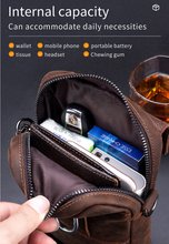 Load image into Gallery viewer, "Legend Collection" - Designer Cowhide/Horse Leather Phone Bag - Black or Coffee
