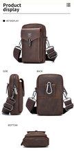 Load image into Gallery viewer, "Legend Collection" - Designer Cowhide/Horse Leather Phone Bag - Black or Coffee
