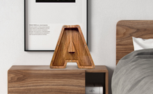 Load image into Gallery viewer, Child's Room - Piggy Bank Letters Alphabet - Wooden Name Art (5 Letters to Customise Name) Wall Feature or Book Shelf
