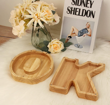 Load image into Gallery viewer, Child's Room - Piggy Bank Letters Alphabet - Wooden Name Art (4 Letters to Customise Name) Wall Feature or Book Shelf
