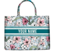 Load image into Gallery viewer, "Arna Lisa" Collection - Designer Tote Bag + Customised Name (Many Styles)
