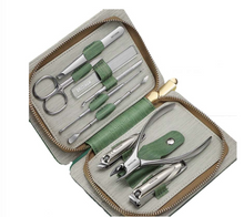 Load image into Gallery viewer, "Arna's" Royal Collection - German Manicure Pedicure Set - Stainless Steel Professional Travel  Kit
