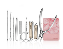 Load image into Gallery viewer, "Arna's" Royal Collection - German Manicure Pedicure Set - Stainless Steel Professional Travel  Kit
