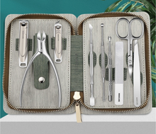 Load image into Gallery viewer, "Arna's" Royal Collection - German Manicure Pedicure Set - Stainless Steel Professional Travel  Kit
