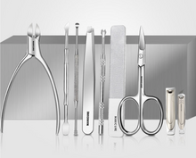 Load image into Gallery viewer, "Arna's" Royal Collection - German Manicure Pedicure Set - Stainless Steel Professional Travel  Kit

