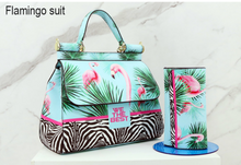Load image into Gallery viewer, "Arna Lisa" Collection - Original Classic Print Handbag + Clutch/Wallet/Purse - Many Styles
