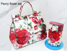 Load image into Gallery viewer, "Arna Lisa" Collection - Original Classic Print Handbag + Clutch/Wallet/Purse - Many Styles
