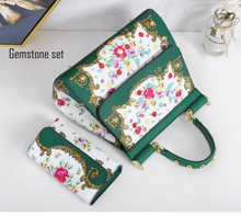 Load image into Gallery viewer, "Arna Lisa" Collection - Original Classic Print Handbag + Clutch/Wallet/Purse - Many Styles
