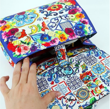 Load image into Gallery viewer, "Arna Lisa" Collection - Original Classic Print Handbag + Clutch/Wallet/Purse - Many Styles
