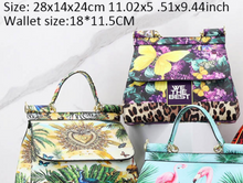 Load image into Gallery viewer, "Arna Lisa" Collection - Original Classic Print Handbag + Clutch/Wallet/Purse - Many Styles
