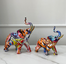 Load image into Gallery viewer, Nordic Abstract Sculpture Elephant Book Shelf Accessories x5 - Office Home &amp; Living
