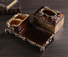 Load image into Gallery viewer, American Designer Tissue Box's/ Bowl/ Cigar Tray/Tooth Pick Holder - Office Home &amp; Living
