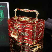 Load image into Gallery viewer, Arna's Luxury Jewellery Box Mirrored with 3 Layers (4 Colours)
