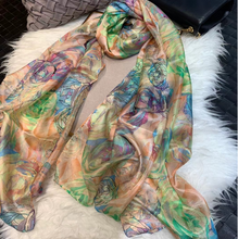 Load image into Gallery viewer, "Arna" Collection - Women's Luxury Silk Head Scarf
