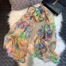 Load image into Gallery viewer, "Arna" Collection - Women's Luxury Silk Head Scarf
