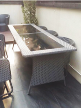 Load image into Gallery viewer, Luxury Plus Furniture -  Nordic Minimalist Tables And Chairs 1.5M x 4 Chairs (Balcony, Patio, Courtyard)
