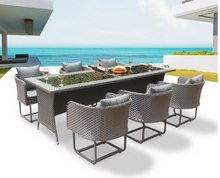 Load image into Gallery viewer, Luxury Plus Furniture -  Nordic Minimalist Tables And Chairs 1.8M x 6 Chairs (Balcony, Patio, Courtyard)
