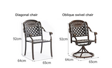 Load image into Gallery viewer, Luxury Plus Furniture -  Classical Table &amp; 4 Chairs (Balcony, Patio, Courtyard)
