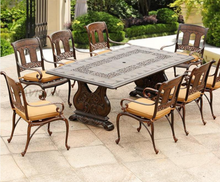 Load image into Gallery viewer, Luxury Plus Furniture - Classical Table &amp; 8 Chairs (Balcony, Patio, Courtyard)
