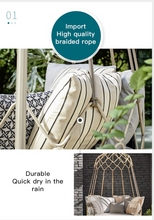 Load image into Gallery viewer, Luxury Plus Furniture - Nordic Designer Chair Free Standing + Curtain -  Mix &amp; Match (Balcony, Patio, Courtyard)
