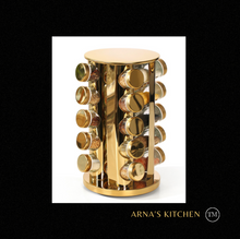 Load image into Gallery viewer, "Arna Lisa" Royal Collection - Luxury Rotary Seasoning Set 20 High Quality Red/Gold/Silver
