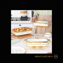 Load image into Gallery viewer, "Arna Lisa" Royal Collection - Luxury Stock Pot + Cover, Casserole Pot Set + Rack x3 Special
