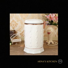 Load image into Gallery viewer, "Arna Royal Vintage Collection"  Luxury Pedal Golden Range 6L Trash Rubbish Bin
