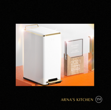 Load image into Gallery viewer, "Arna Royal Vintage Collection"  Luxury Golden Range 7L Trash Rubbish Bin - Home or Business
