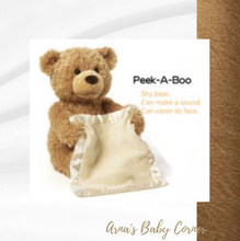 Load image into Gallery viewer, Children's T Bear "Peek-a-Boo" Electric Facial Turning Plush Movable Bear
