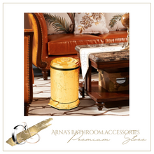 Load image into Gallery viewer, "Arna Royal Vintage Collection"  Luxury Pedal Golden Range 6L Trash Rubbish Bin
