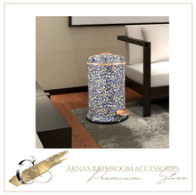 Load image into Gallery viewer, "Arna Royal Vintage Collection"  Luxury Pedal Golden Range 6L Trash Rubbish Bin
