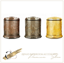 Load image into Gallery viewer, "Arna Royal Vintage Collection"  Luxury Pedal Golden Range 6L Trash Rubbish Bin
