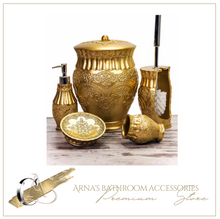 Load image into Gallery viewer, "Arna Lisa" Bathroom Set - Luxury Gold 5 Piece Bathroom Set - Bathroom Accessories
