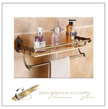 Load image into Gallery viewer, "Arna" Collection - Bathroom - 2 Tier Shelf
