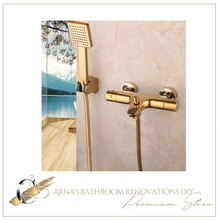 Load image into Gallery viewer, "Arna" Collection - Modern Rainfall Shower Head Set
