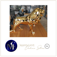 Load image into Gallery viewer, "Arna Lisa" Resin 78*30*56cm Geometric Lion Sculpture Ornament - High Quality
