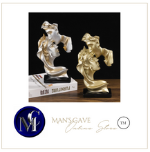 Load image into Gallery viewer, Nordic Sculpture Statue - Office - Home &amp; Living - Silver or Gold
