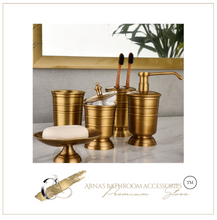 Load image into Gallery viewer, Crome Brass Bathroom Set x5 Piece      (Top Product)  High Quality
