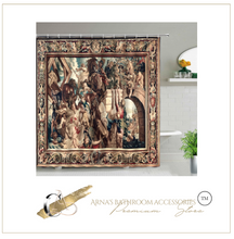 Load image into Gallery viewer, Shower/Bath Curtain Range - Angels in Heaven Set Polyester Fabric Machine Washable Printed Background
