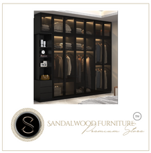 Load image into Gallery viewer, "Arna Royal LUXURY Collection" Luxury Plus Furniture - Exquisite Wardrobe Dark
