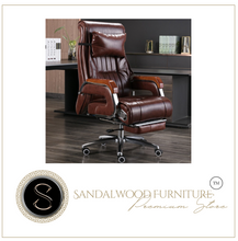Load image into Gallery viewer, "Arna Royal Victorian Collection" Luxury Plus Furniture - Office Leather Reclining Business Chair CEO
