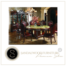 Load image into Gallery viewer, "Arna Royal Victorian Collection" Luxury Plus Furniture - Exquisite Dining Table 1.8 Marble &amp; Chairs x6

