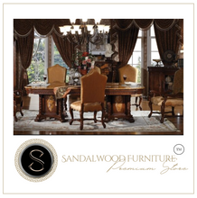Load image into Gallery viewer, "Arna Royal Victorian Collection" Luxury Plus Furniture - Exquisite Dining Table &amp; Chairs x8 Marble
