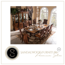 Load image into Gallery viewer, "Arna Royal Victorian Collection" Luxury Plus Furniture - Exquisite European French Dining Table &amp; Chairs x8
