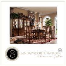 Load image into Gallery viewer, "Arna Royal Victorian Collection" Luxury Plus Furniture - Exquisite Dining Table 1.6m &amp; Chairs x6
