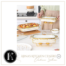 Load image into Gallery viewer, "Arna Lisa" Royal Collection - Luxury Stock Pot + Cover, Casserole Pot Set + Rack x3 Special
