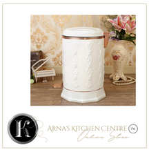 Load image into Gallery viewer, "Arna Royal Vintage Collection"  Luxury Pedal Golden Range 6L Trash Rubbish Bin
