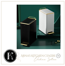 Load image into Gallery viewer, "Arna Royal Vintage Collection"  Luxury Golden Range 10L Trash Rubbish Bin - Home or Business

